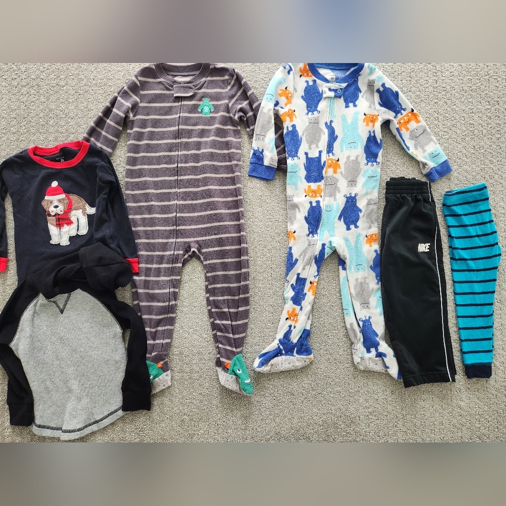 2T‎ Baby Toddler Boy Winter Bundle - 6 items